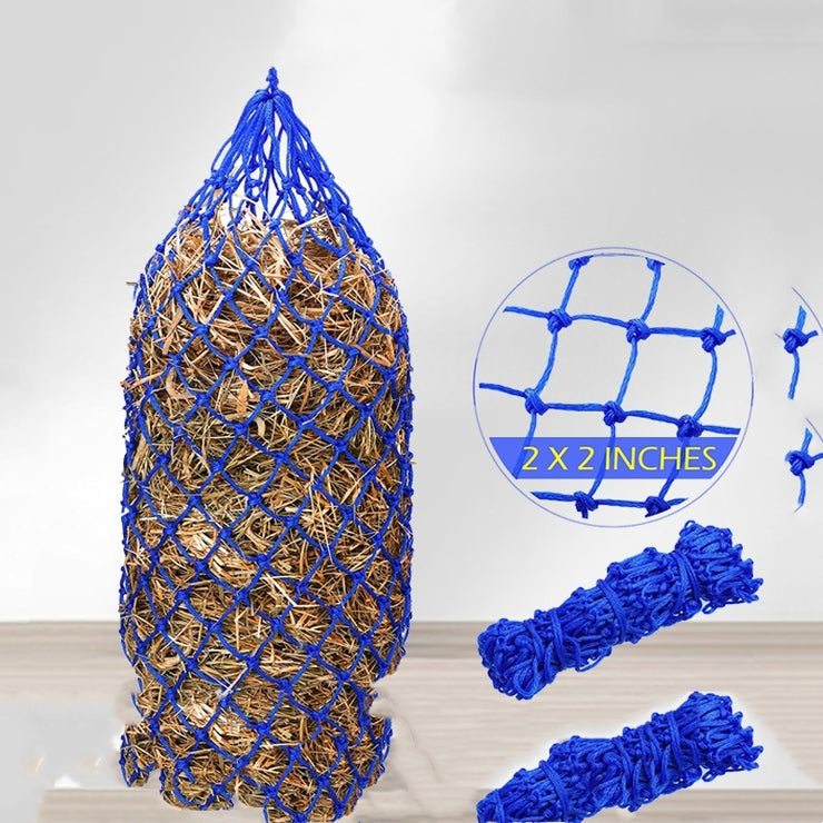 Horse Hay Feed Net Bag Hay Bags Forage Net Pocket