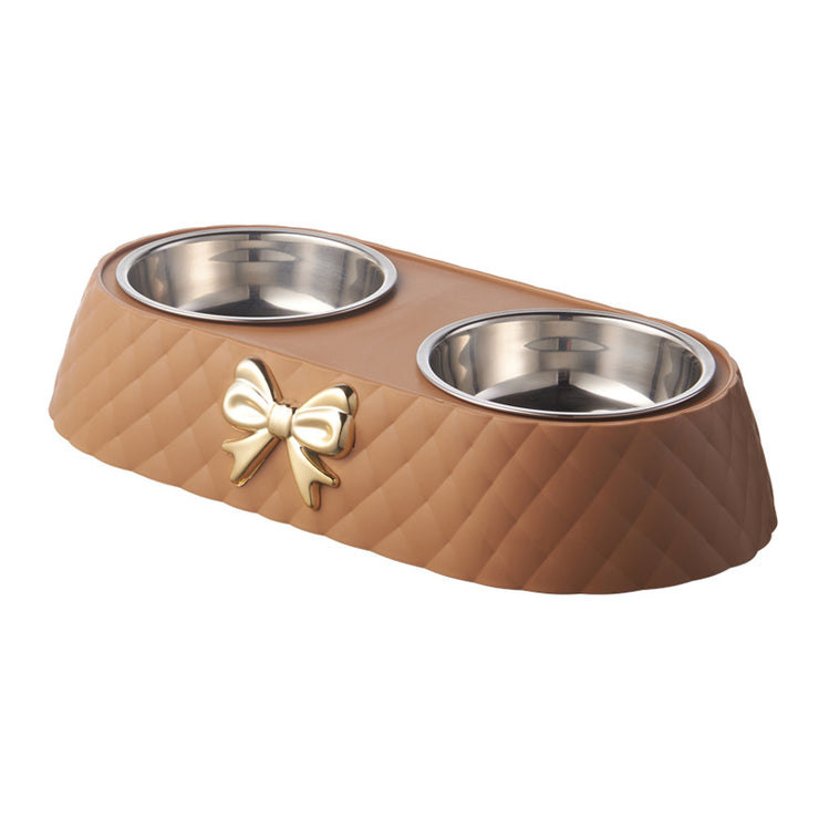 Bowknot Cat Food Bowl