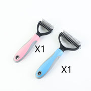 Stainless Double-sided Pet Brush Hair Removal