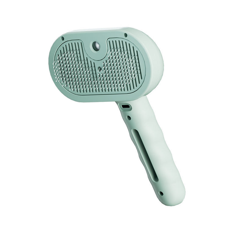 2025 New Chevaroo Horse Steam Brush, Chevaroo 3-in-1 Self-Cleaning Steam Pet Brush For Shedding, Pet Steam Brush, Silicone Bristle Head 360 Rotating Pet Steam Brush