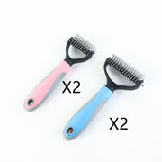 Stainless Double-sided Pet Brush Hair Removal