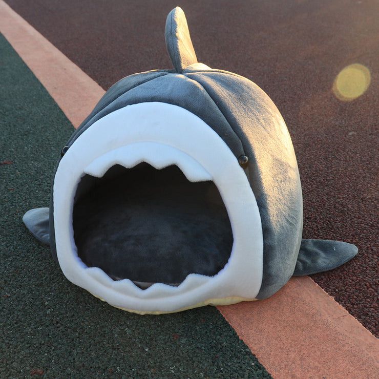 Cute Shark House Cat and Dog  House