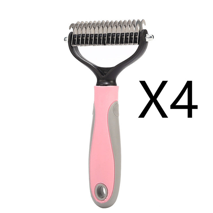 Stainless Double-sided Pet Brush Hair Removal