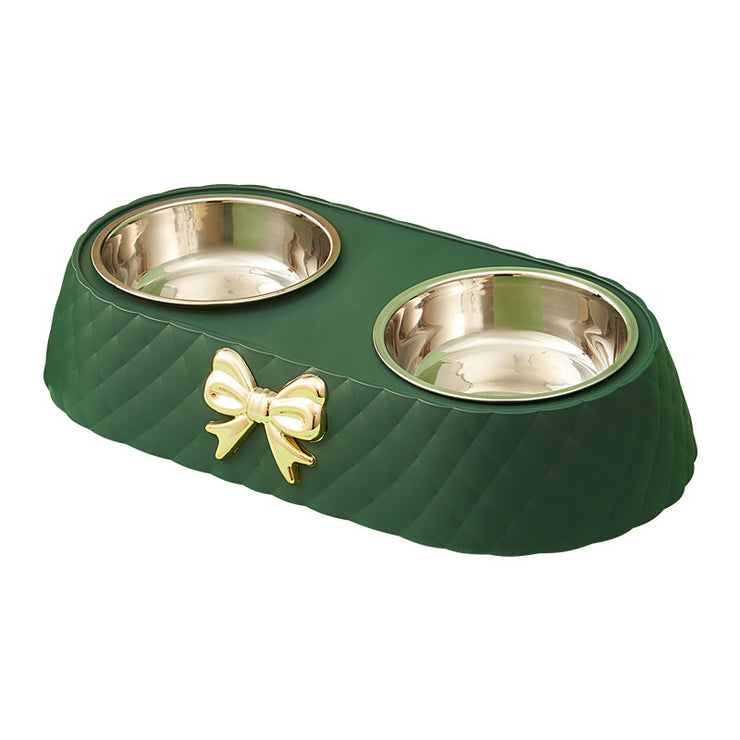 Bowknot Cat Food Bowl
