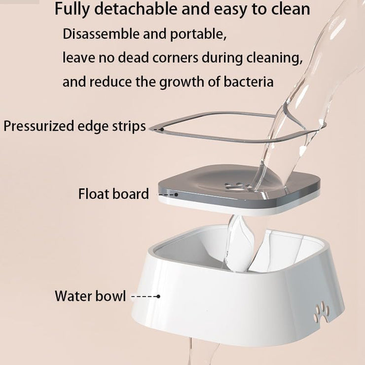 2L Floating Pet Water Bowl – No-Drip Dog Feeder