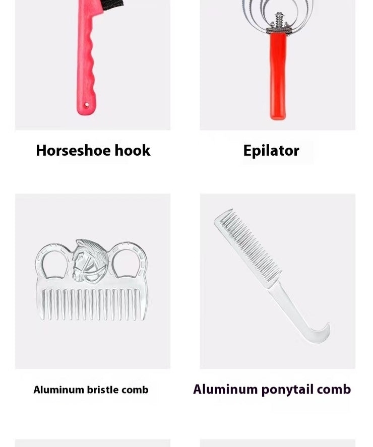 Equestrian Supplies Horse Brushing Tool Set
